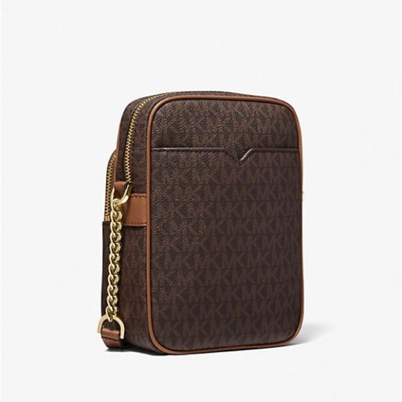 Michael Kors Jet Set Travel Medium Logo Crossbody Bag NWT in packaging - Picture 3 of 10